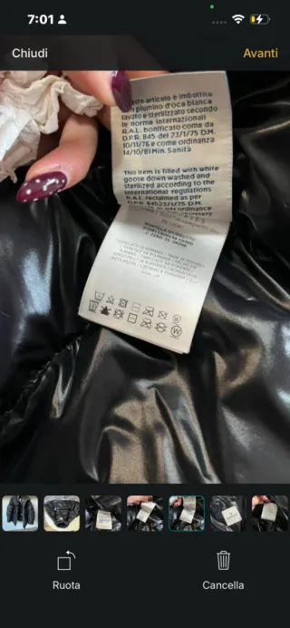 Chaqueta Moncler Negra