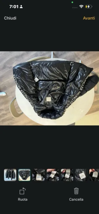 Chaqueta Moncler Negra