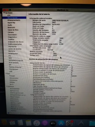 MacBook Air 2015 Plata