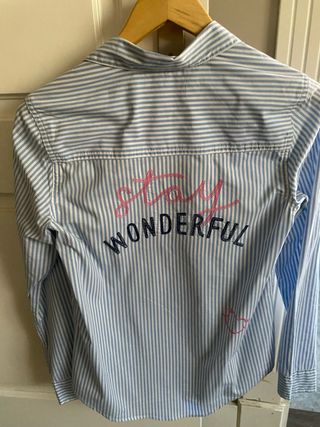 Camisa Abercrombie cuadros rosa Talla S