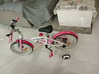 Bicicleta infantil 16 rosa