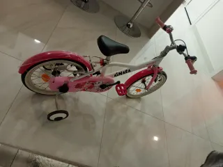 Bicicleta infantil 16 rosa