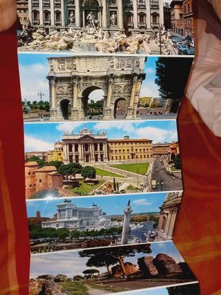 7 Carteiras Postais-Sanfona Italia Anos 80/90