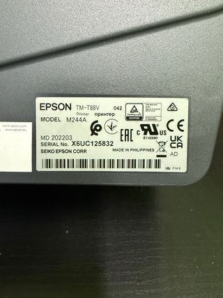 Impresora Tickets Térmica Epson Gris