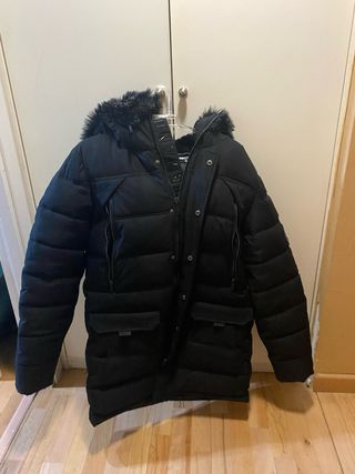 Abrigo largo Supply & Demand negro