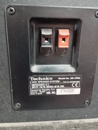 Altavoces Technics SB-CS65 Negro