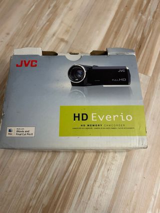 Videocámara JVC Everio Full HD 40x Zoom GZ E105be