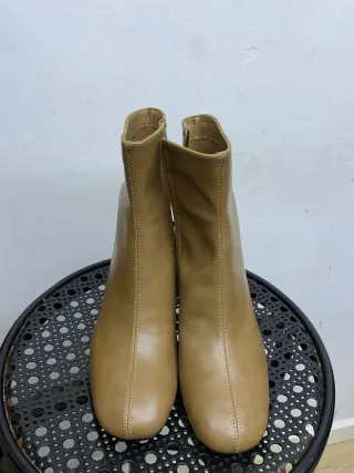Botines beige/marrón talla 36 sin estrenar