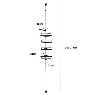 Estantería Ajustable 4 Niveles - Sin Taladro