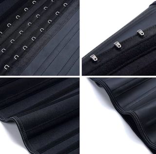 Faja Cinturilla Látex Negra