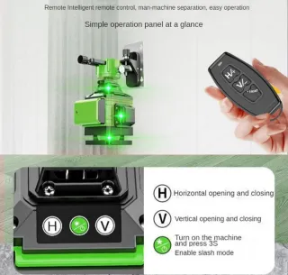 Nivel láser autonivelante 360° alta precisión