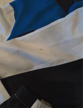 Felpa Lacoste blu e nera