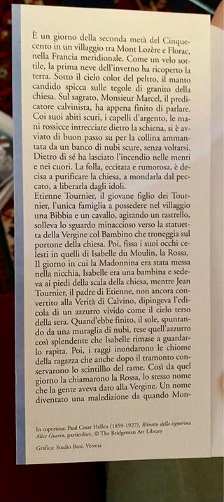 La vergine azzurra   La maestra del vetro