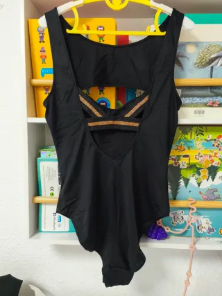 Bañador/Body Oysho Talla M Negro
