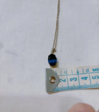 Collana Pandora Argento 925 Pietra Blu