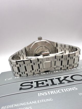 Seiko Mod Royal Oak Negro