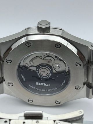 Seiko Mod Royal Oak Negro