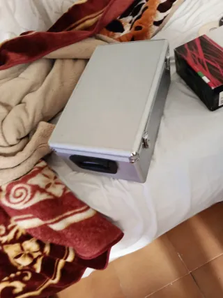 Caja Aluminio CDs/DVDs Nueva