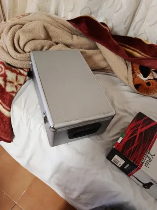 Caja Aluminio CDs/DVDs Nueva