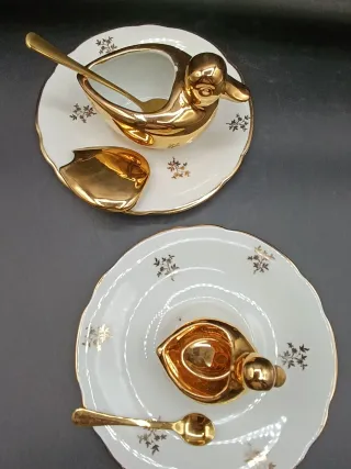 Juego de especieros, sal, pimienta Limoges