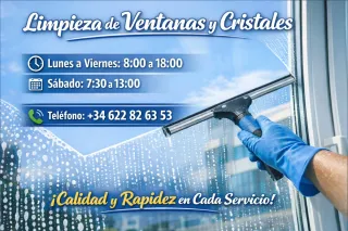 limpieza de ventanas y cristales