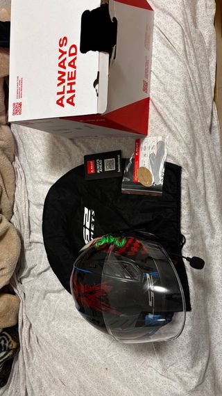 Casco de moto LS2 con micrófono talla L ￼