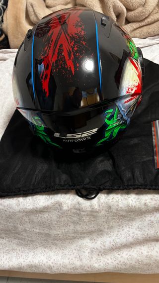 Casco de moto LS2 con micrófono talla L ￼