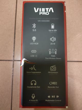 Vieta Pro Karaoke VM-KA010BK