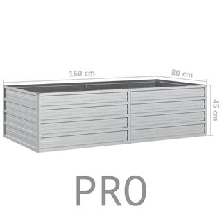 Macetero metálico gris - Jardinera