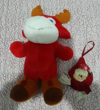 Renna peluche fermaporta cm40 gr600