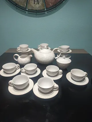 Juego de café de 12 tazas Portico porcelana