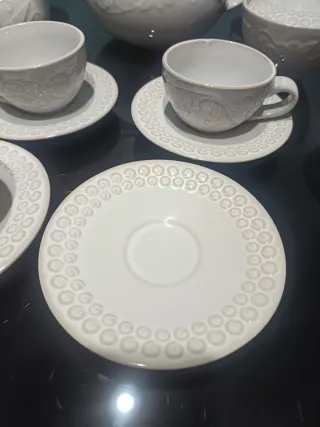 Juego de café de 12 tazas Portico porcelana