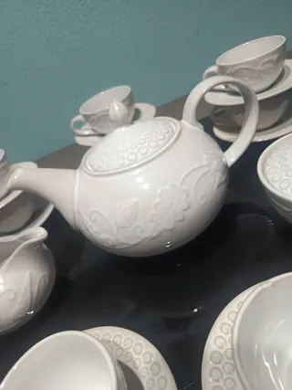 Juego de café de 12 tazas Portico porcelana