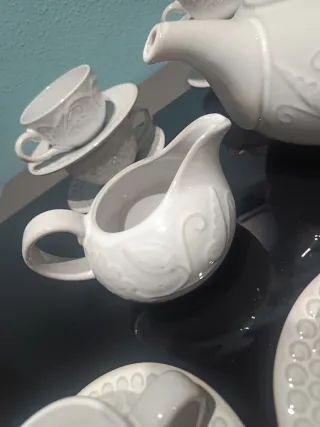 Juego de café de 12 tazas Portico porcelana