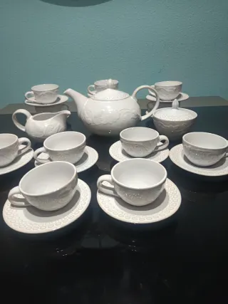 Juego de café de 12 tazas Portico porcelana