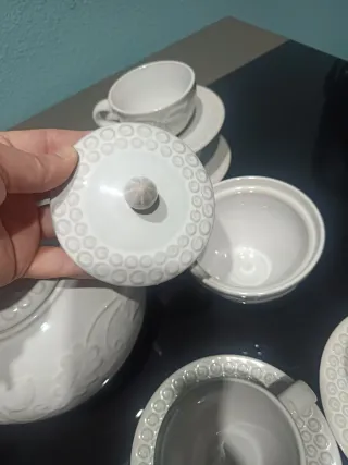 Juego de café de 12 tazas Portico porcelana