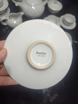 Juego de café de 12 tazas Portico porcelana