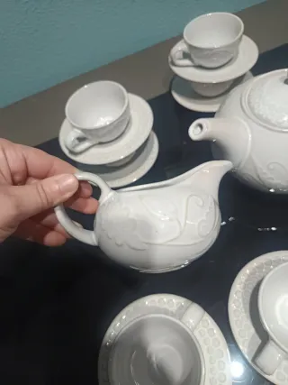 Juego de café de 12 tazas Portico porcelana