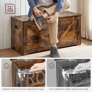 Puff de Almacenamiento - LSB060T01 - VASAGLE