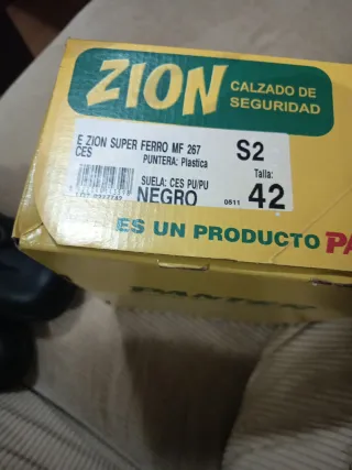 Zapatos de seguridad Zion negros