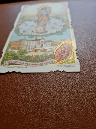 Estampa San José de la Montaña-Barcelona