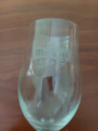 Set di 2 Bicchieri di Cristallo Mahou e San Miguel