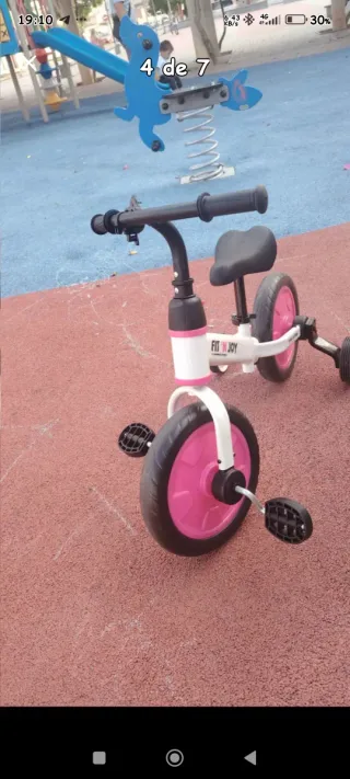 Bicicleta infantil 4 en 1