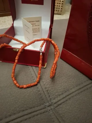 Collana e bracciale corallo rosso Salvatore Catald