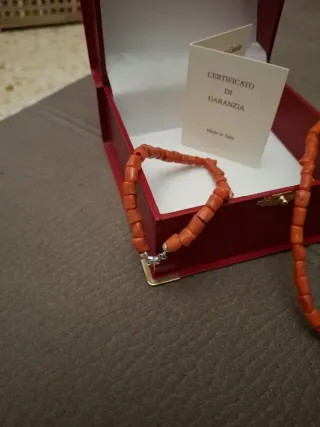 Collana e bracciale corallo rosso Salvatore Catald