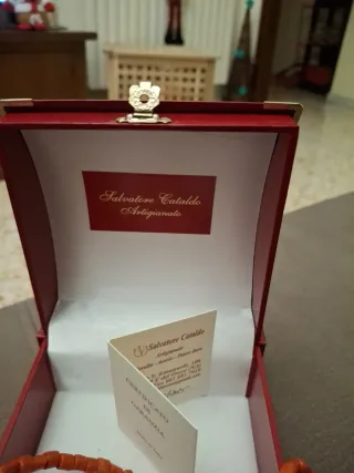 Collana e bracciale corallo rosso Salvatore Catald