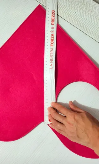 Borsa a cuore fucsia, regalo San Valentino