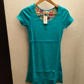 Camisón algodón turquesa Talla m