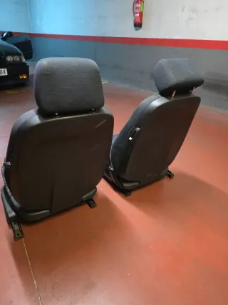 Asientos BMW E36 Coupe Tela Negra