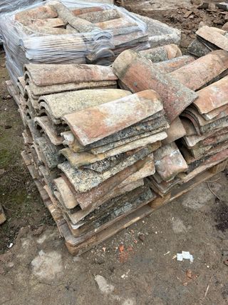 Teja árabe rústica curva